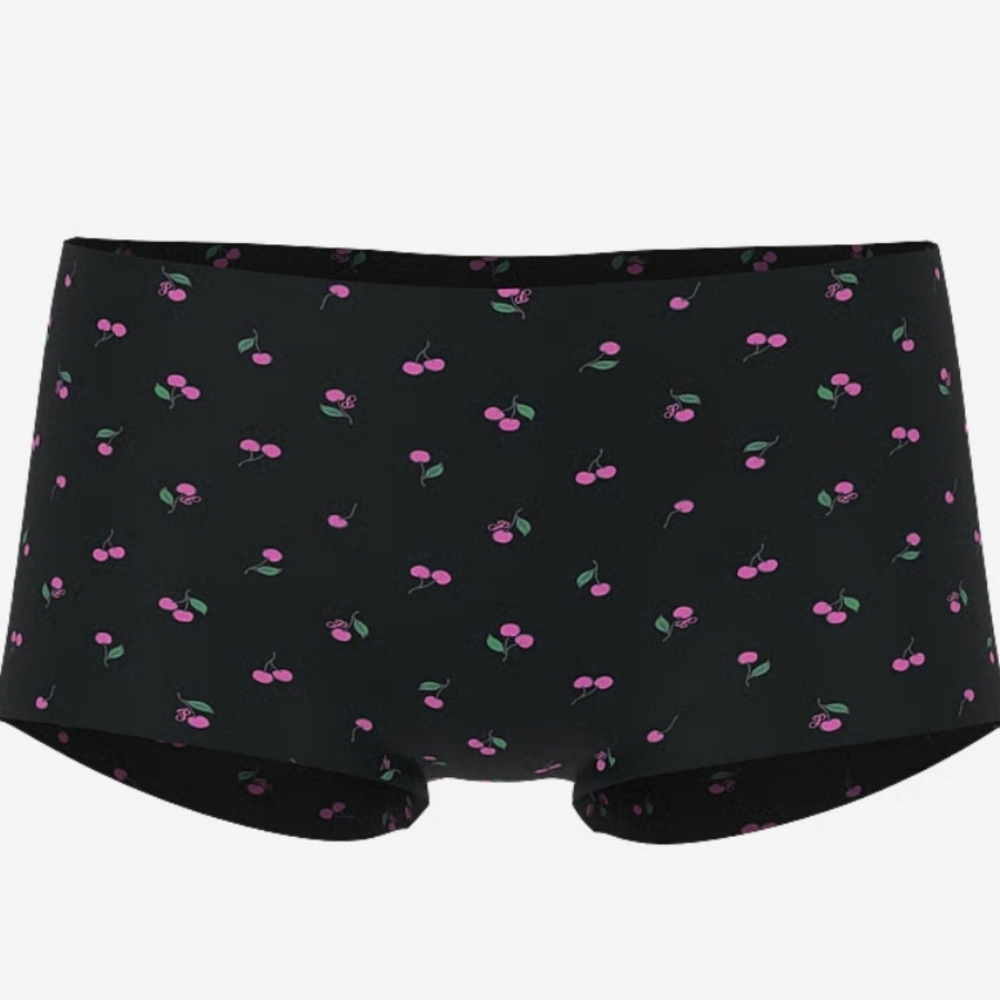 5/$40🛍 PINK Victoria's Secret Black Cherry Boyshort Panty 🍒